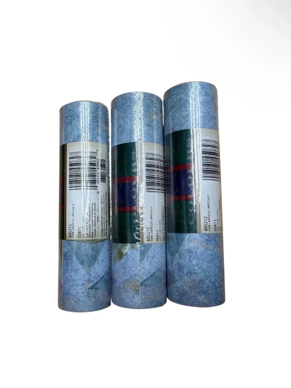 Vintage Wallpaper Border 3 Rolls Blue Green Vines Alexander Julian NEW